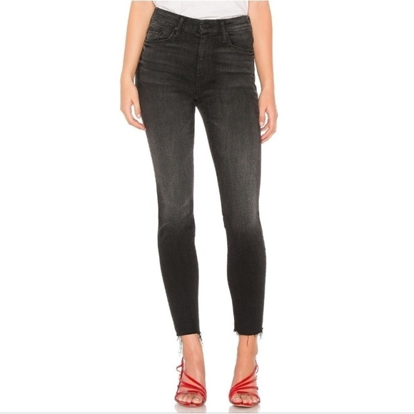 Mother High Waisted Looker Ankle Fray jeans Night Hawk 26 - Picture 1 of 15